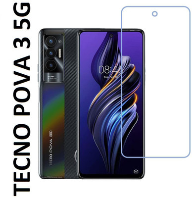 kentop Tempered Glass Guard for Tecno Pova 3 5G(Pack of 1)