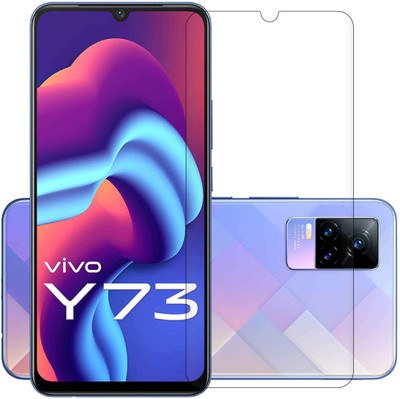 AGRSHI Tempered Glass Guard for Vivo Y73, Vivo V20, Oppo F17, Oppo F15, Vivo Y72 4G(Pack of 1)