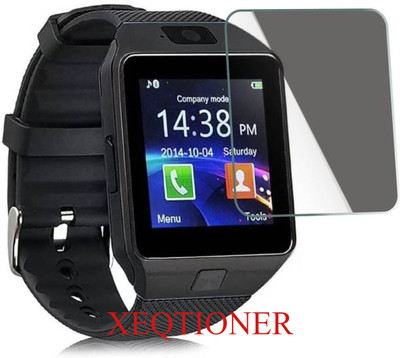 XeqTioner Tempered Glass Guard for Auffer dz09 Smart watch(Pack of 1)