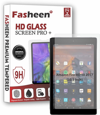 Fasheen Tempered Glass Guard for Amazon Fire Hd 10 (2017 10.1 Inch)(Pack of 1)