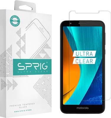 Sprig Tempered Glass Guard for Sprig Tempered Glass Guard for Motorola e6s, Motorola E6s,Moto E6s (Pack of 1)(Pack of 1)