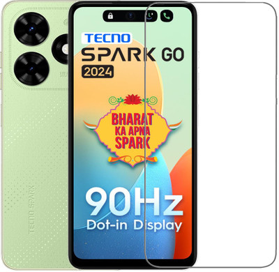 INFINITYWORLD Tempered Glass Guard for Tecno Spark Go 2024(Pack of 1)