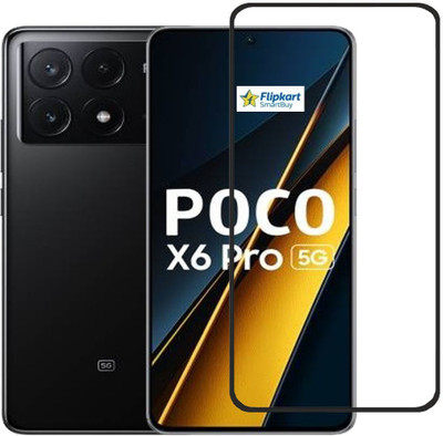 Flipkart SmartBuy Tempered Glass Guard for POCO X6 Pro 5G(Pack of 1)