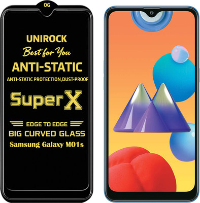 Unirock Tempered Glass Guard for Samsung Galaxy M01s(Pack of 1)