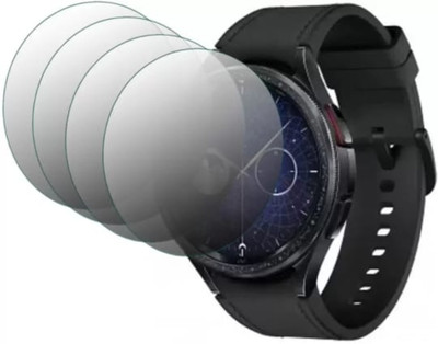 DB Tempered Glass Guard for SAMSUNG GALAXY WATCH 6 ClASSiC SMART WATCH TEMPERED GLASS (PACK OF 4)(Pack of 4)