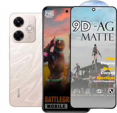FAIYER BEAT Tempered Glass Guard for Premium matte Tempered Glass For REDMI 13X (matte finish,Pack Of 1) Advanced gaming matte Full Screen Coverage Screen Protector for REDMI 13X(Pack of 1)