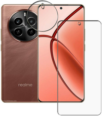 tombik Tempered Glass Guard for 38QA-Realme P1 Pro-FRONT,LENS(Pack of 2)