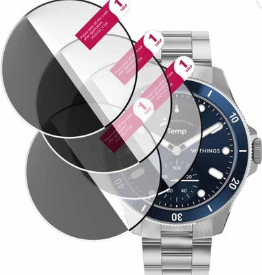 DB Tempered Glass Guard for WITHING SCAN WATCH NOVA SMART WATCH TEMPERED GLASS ( PACK OF 4)(Pack of 4)
