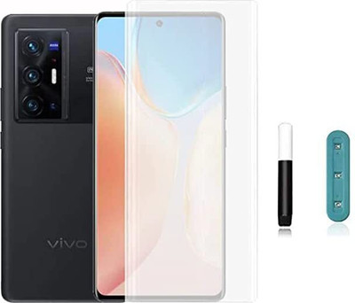 9H Edge To Edge Tempered Glass for Vivo X70 Pro 5G-Advanced Hd+ Uv Tempered Glass Screen Protector -Edge To Edge Full Screen Coverage With Easy Installation Kit(Pack of 1)