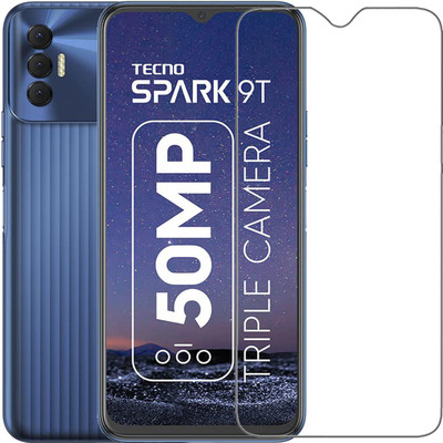 INFINITYWORLD Tempered Glass Guard for Tecno Spark 9T(Pack of 1)