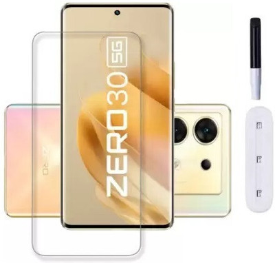 Caseline Tempered Glass Guard for Infinix Zero 30 5G(Pack of 1)