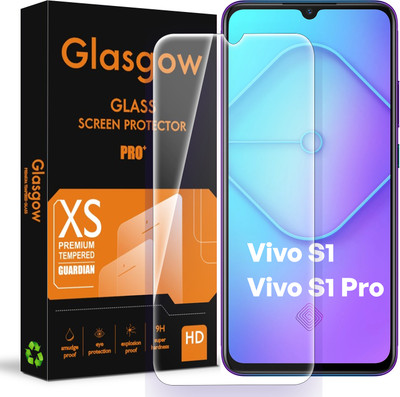 Glasgow Tempered Glass Guard for Vivo S1, Vivo S1 Pro(Pack of 1)