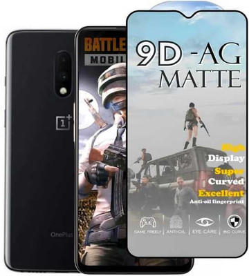 FAIYER BEAT Tempered Glass Guard for Premium matte Tempered Glass For oneplus 7(matte finish,Pack Of 1) Advanced gaming matte Full Screen Coverage Screen Protector for oneplus 7(Pack of 1)