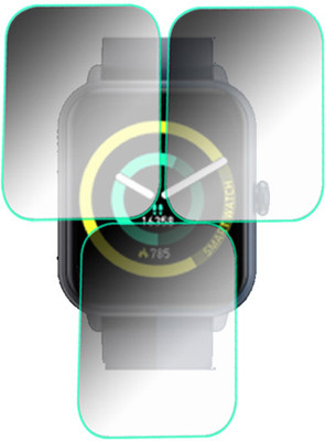 HIDEOUS Tempered Glass Guard for DIZO Watch D2(Pack of 3)