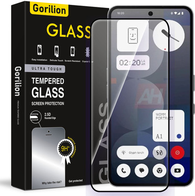 Gorilion Tempered Glass Guard for Nothing Phone (3a) Pro, Nothing Phone (3a) Pro(Pack of 1)