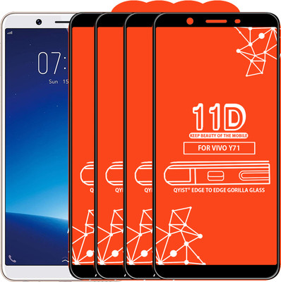 Qyist Tempered Glass Guard for VIVO Y71(Pack of 4)