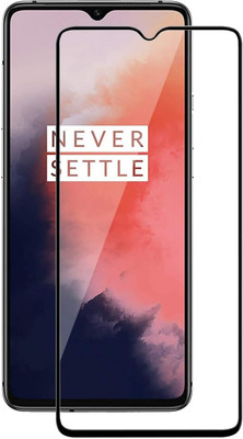 HIE POWER Edge To Edge Tempered Glass for OnePlus 7T-9H Full Glue Full HD, Shatterproof, Anti Scratch Screen Guard|Full Screen Coverage (Except Edges) Screen Protector(Pack of 1)