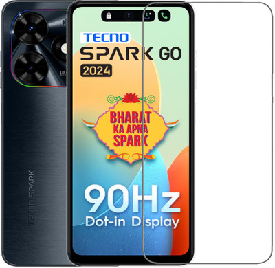 INFINITYWORLD Tempered Glass Guard for Tecno Spark Go 2024(Pack of 1)