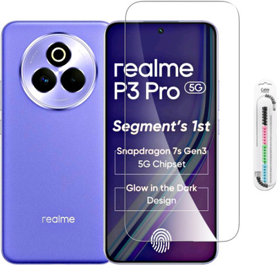 Matte Guard Tempered Glass Guard for Realme P3 Pro Tempered Glass Edge To Edge Temper Glass Screen Protector Full Coverage Screen Guard For Realme P3 Pro 5G Tempered Glass(Pack of 1)