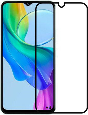 VISHRN CASES Edge To Edge Tempered Glass for vivo Y18 , vivo Y18e(Pack of 1)