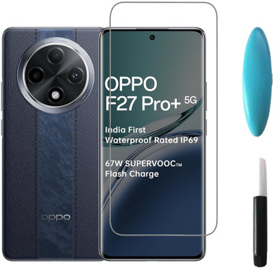 BRENZZ Tempered Glass Guard for OPPO F27 Pro+, OPPO F27 Pro Plus(Pack of 1)