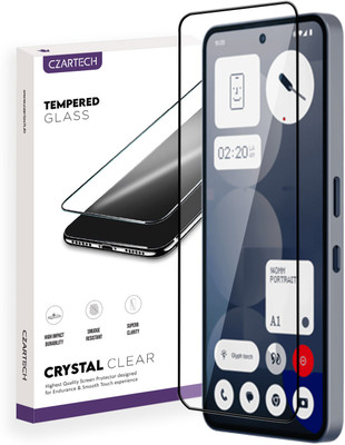 CZARTECH Tempered Glass Guard for Nothing Phone (3a) 5G(Pack of 1)