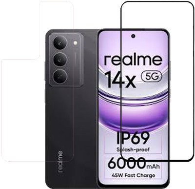 VAYUVAULT Tempered Glass Guard for realme 14x 5G(Pack of 2)