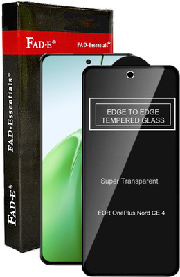 FAD-E Tempered Glass Guard for Oneplus Nord CE 4 5G, Oneplus Nord CE4(Pack of 1)