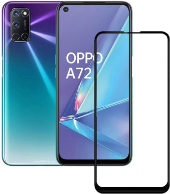 Caseworm Tempered Glass Guard for Oppo A72 edge to edge tempered glass(Pack of 1)