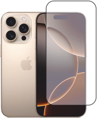 GDBUY Edge To Edge Tempered Glass for Apple iPhone 16 Pro, iPhone 16 Pro(Pack of 1)