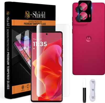 MS-Shield Tempered Glass Guard for Motorola G85 5G, With Camera Lens Protector(Pack of 1)