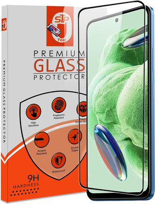 STP FEEL Edge To Edge Tempered Glass for Tecno Pop 5 Pro, Lava Storm, Poco M6 Pro Premium Screen Protector Guard with Easy Installation Kit(Pack of 1)