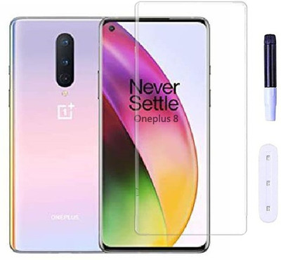 TechWings Tempered Glass Guard for Oneplus 8, Uv High Quailty Glass(Pack of 1)