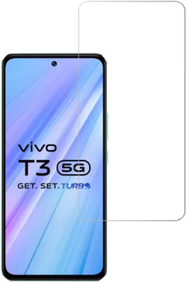 KARTRAY Tempered Glass Guard for Vivo T3 5G(Pack of 1)