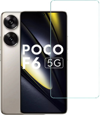 KARTRAY Tempered Glass Guard for Poco F6 5G(Pack of 1)