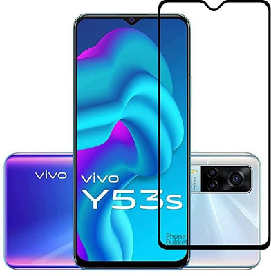 Gorilaa Tempered Glass Guard for Tempered Glass Guard Protector 11D for Vivo Y53s (Transparent) Edge to Edge Full Screen Coverage, Pack of 1(Pack of 1)