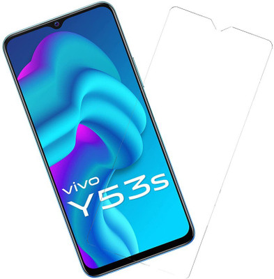 KARTRAY Tempered Glass Guard for Vivo Y53s, Vivo Y33s(Pack of 1)