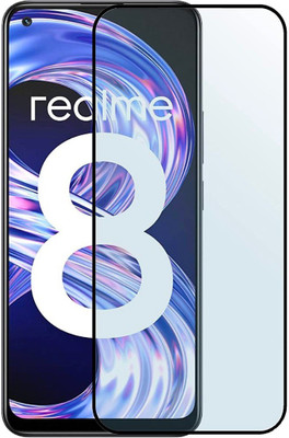 ankSONline Tempered Glass Guard for realme 8 4G, Edge to Edge Full Coverage(Pack of 1)
