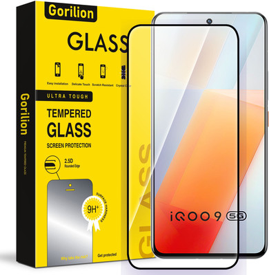 Gorilion Tempered Glass Guard for IQOO 9 5G(Pack of 1)