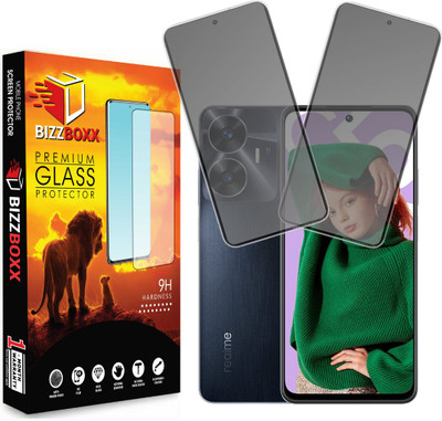 BizzBoxx Tempered Glass Guard for realme C55, realme Narzo N55, OnePlus Nord CE 3 Lite, OPPO F23 5G, Matte finish(Pack of 2)