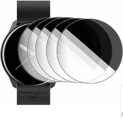 KHWABEEDA Tempered Glass Guard for FASTRACK INVOKE PRO SMART WATCH TEMPERED GLASS (PACK OF 5)(Pack of 5)