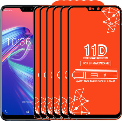 Qyist Tempered Glass Guard for Asus Zenfone Max Pro M2(Pack of 6)