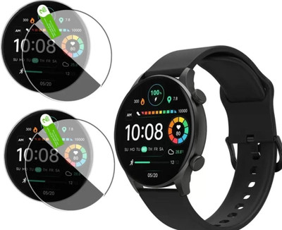 DB Tempered Glass Guard for HAYLOU SOLAR PLUS RT3 SMART WATCH TEMPERED GLASS (PACK OF 2)(Pack of 2)