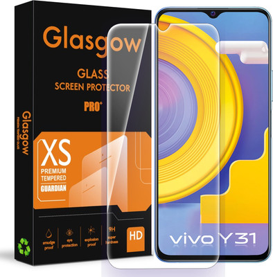 Glasgow Tempered Glass Guard for Vivo Y31 (2021)(Pack of 1)