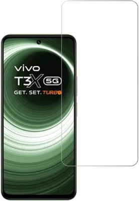 KARTRAY Tempered Glass Guard for Vivo T3x 5G(Pack of 1)