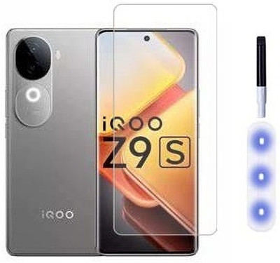 TechWings Tempered Glass Guard for IQOO Z9s 5G, Uv High Quailty Glass(Pack of 1)