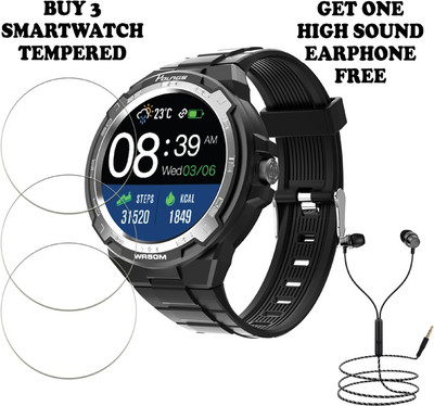 ARBAN Tempered Glass Guard for YS11 Smartwatch PACK-3 BUY AND GET ONE EARPHONE FREE(Pack of 3)