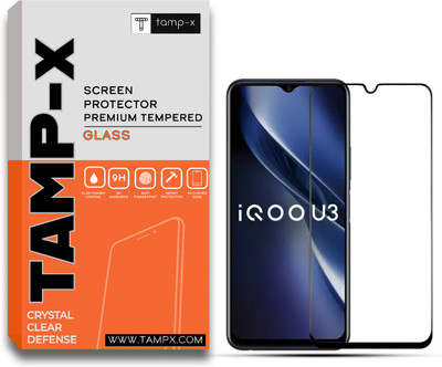 TAMP-X Tempered Glass Guard for Iqoo U3 5g(Pack of 1)