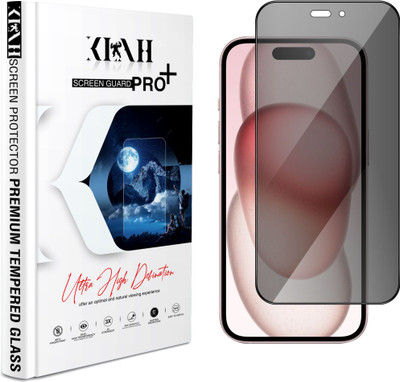 KLAH Tempered Glass Guard for Apple iPhone 15(Pack of 1)