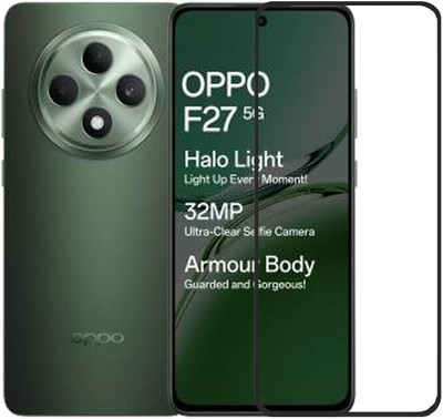 AKSHUD Edge To Edge Tempered Glass for OPPO F27 5G(Pack of 1)